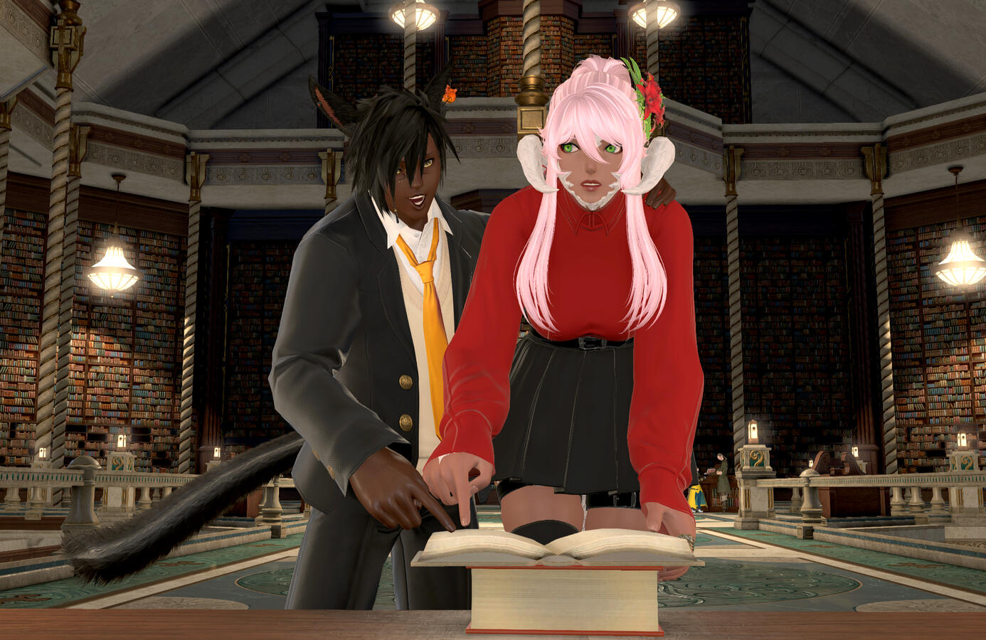 With Elika (https://bsky.app/profile/blossomblade.bsky.social)