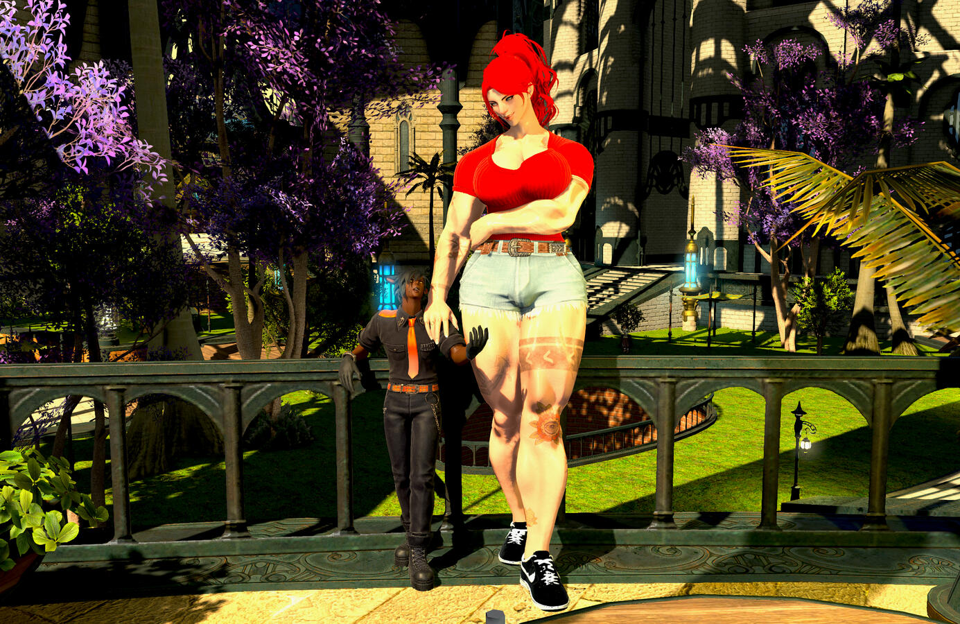 With Fiona (https://bsky.app/profile/fiblackthorne.etheirys.social)