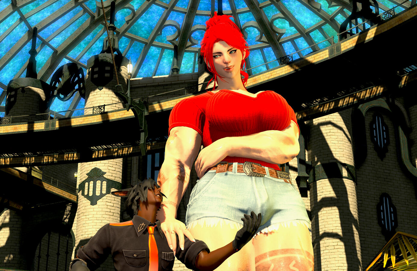 With Fiona (https://bsky.app/profile/fiblackthorne.etheirys.social)